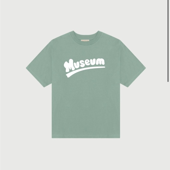 Museum of Peace & Quiet Bubble T Shirt in Sage - Picture 1 of 5
